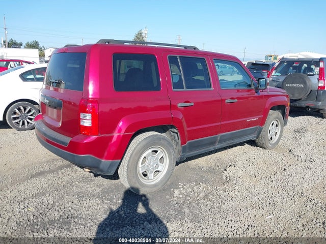 2012 Jeep Patriot Sport მანქანა იყიდება აუქციონზე, vin: 1C4NJPBA9CD683900, აუქციონის ნომერი: 40038904
