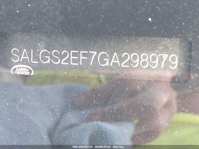 SALGS2EF7GA298979 Land Rover Range Rover 5.0l V8 Supercharged