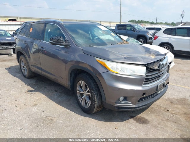 Toyota Highlander Xle V6 2014 5TDKKRFH9ES015296 main image