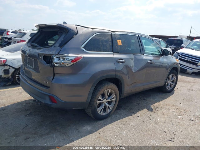 Toyota Highlander Xle V6 2014 5TDKKRFH9ES015296 Image 4