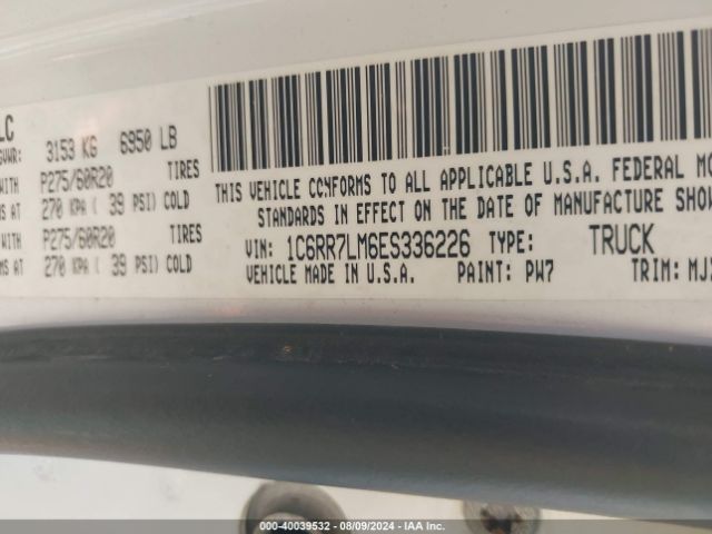 1C6RR7LM6ES336226 RAM 1500 Lone Star