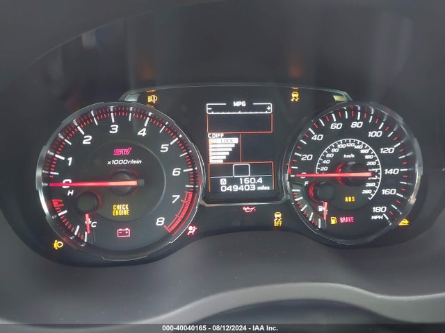 JF1VA2V65L9809558 Subaru Wrx Sti Limited