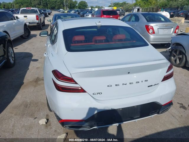 KMTG54TE1PU107982 Genesis G70 3.3t Awd