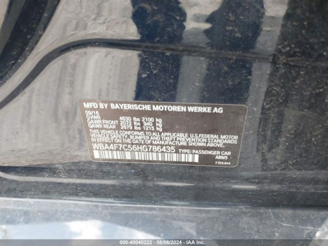 WBA4F7C56HG786435 BMW 430i Gran Coupe