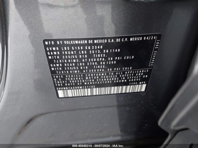 3VVNB7AX9RM121142 Volkswagen Tiguan 2.0t Se