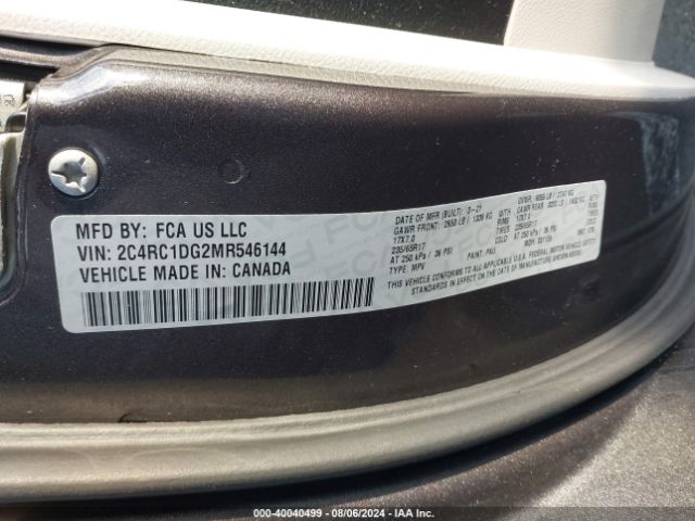 2C4RC1DG2MR546144 Chrysler Voyager Lxi