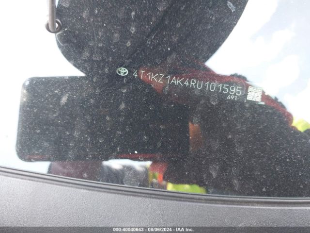 4T1KZ1AK4RU101595 Toyota Camry Xse V6