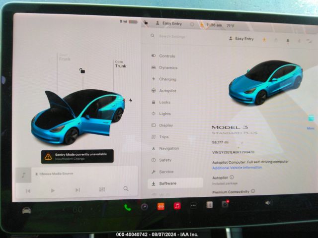 5YJ3E1EA8KF299439 Tesla Model 3 Long Range/mid Range/standard Range/standard Range Plus