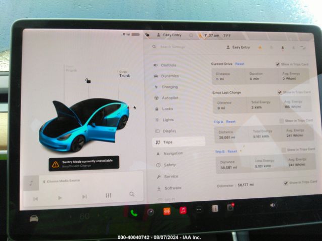 5YJ3E1EA8KF299439 Tesla Model 3 Long Range/mid Range/standard Range/standard Range Plus