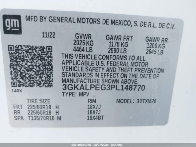3GKALPEG3PL148770 GMC Terrain Fwd Slt