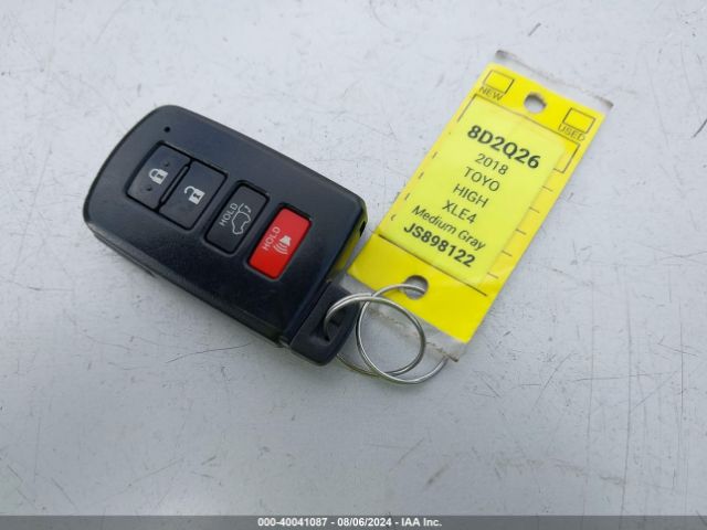 5TDJZRFH5JS898122 Toyota Highlander Xle