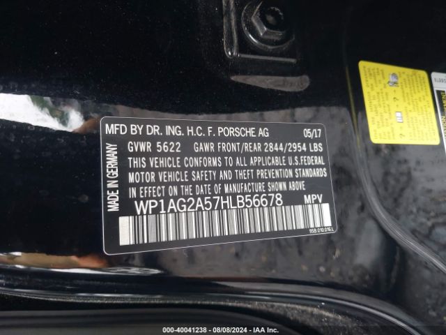 WP1AG2A57HLB56678 Porsche Macan Gts