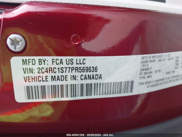 2023 CHRYSLER PACIFICA HYBRID 2C4RC1S77PR569636 Photo 8
