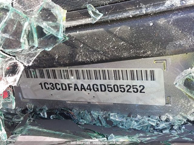 1C3CDFAA4GD505252 Dodge DART SE