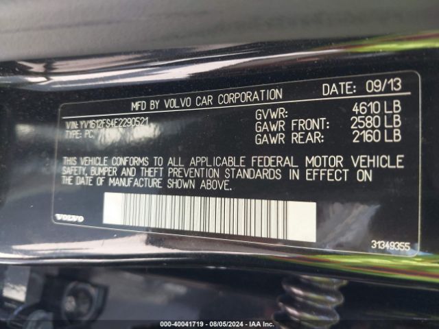 YV1612FS4E2290521 Volvo S60 T5