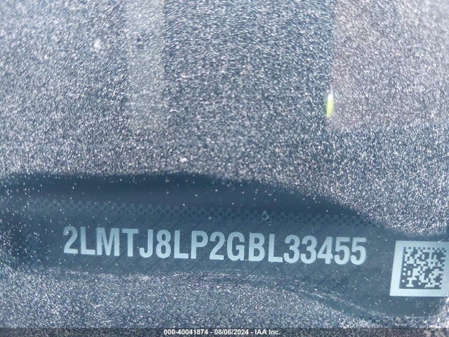 2LMTJ8LP2GBL33455 Lincoln Mkx Reserve