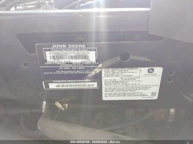 2015 JOHN DEERE XUV 855D 1M0855DECFM102243 Photo 8