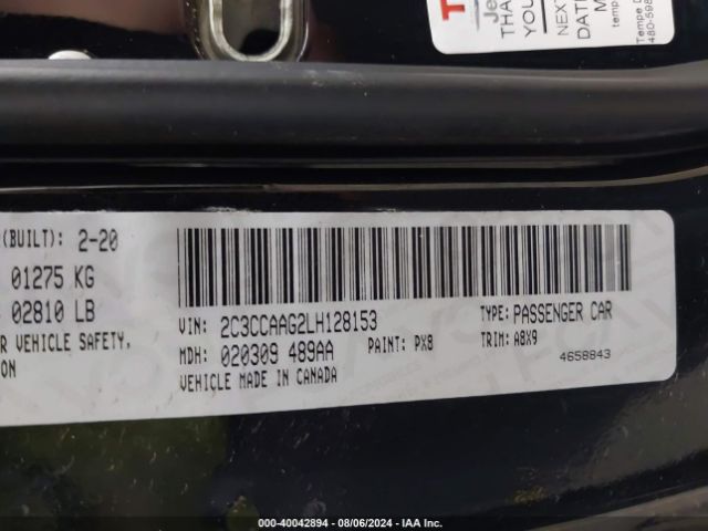 2C3CCAAG2LH128153 Chrysler 300 Touring