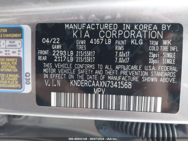 KNDERCAAXN7341568 KIA SELTOS EX
