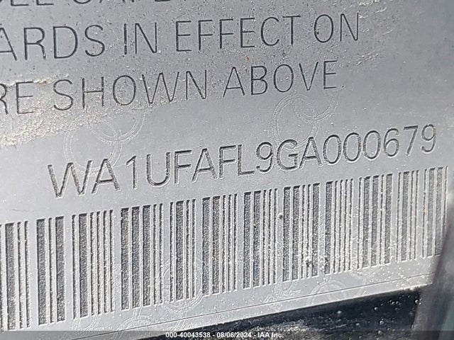 WA1UFAFL9GA000679 Audi Allroad 2.0t Premium