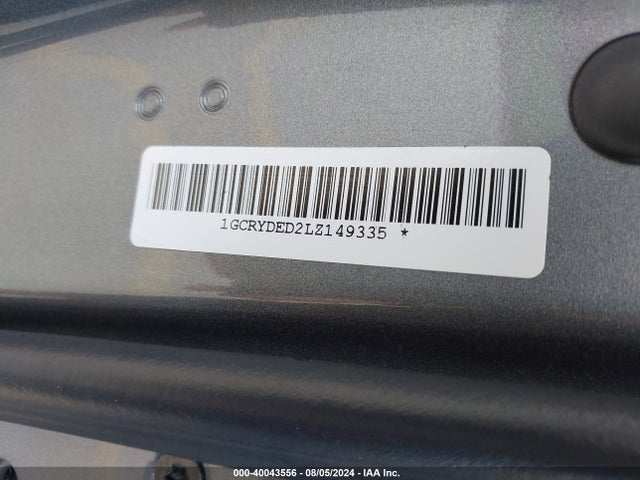 Chevrolet Silverado 1500 4wd Double Cab Standard Bed Lt 2020 1GCRYDED2LZ149335 Image 9