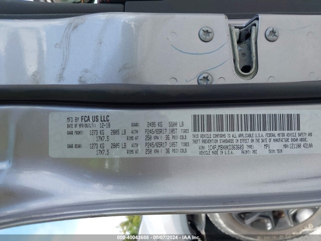 1C4PJMBX0KD363603 Jeep Cherokee Trailhawk 4x4