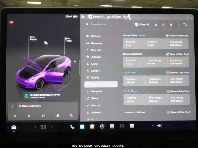 2024 TESLA MODEL Y 7SAYGDEE6RA276840 Photo 6