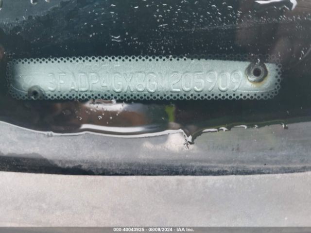 3FADP4GX8GM205909 Ford FIESTA ST