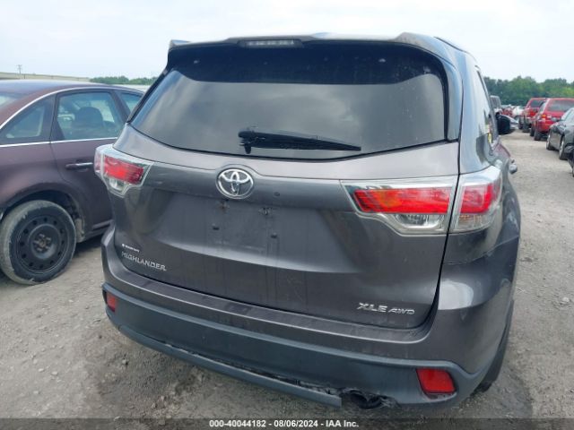 5TDJKRFH0GS244822 Toyota Highlander Xle V6