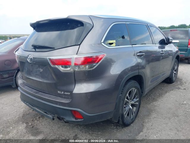 5TDJKRFH0GS244822 Toyota Highlander Xle V6