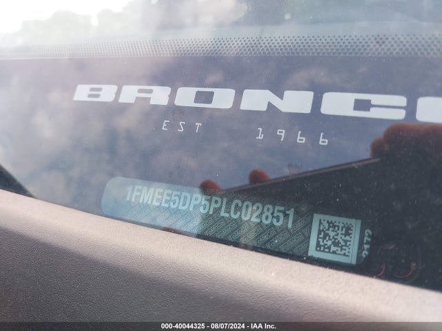Ford Bronco Badlands 2023 1FMEE5DP5PLC02851 Image 9