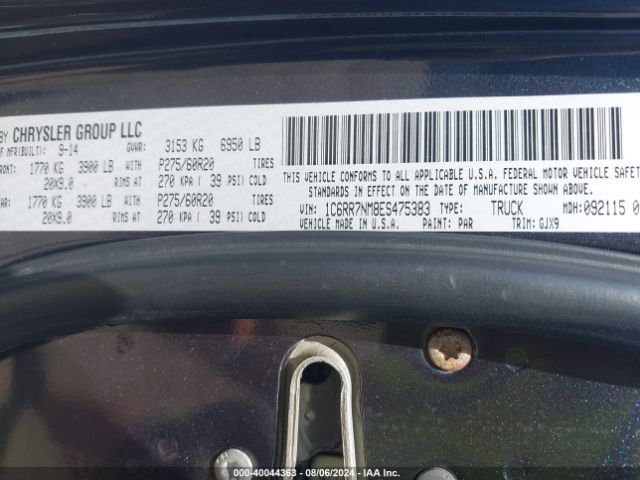 1C6RR7NM8ES475383 RAM 1500 Laramie