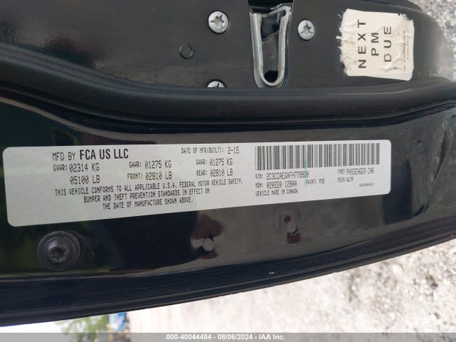 Chrysler 300C 2015 2C3CCAEGXFH779920 Image 9