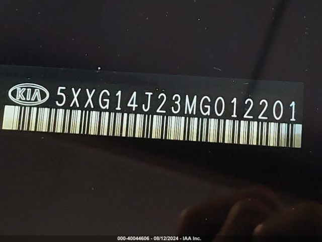 5XXG14J23MG012201 KIA K5 LXS