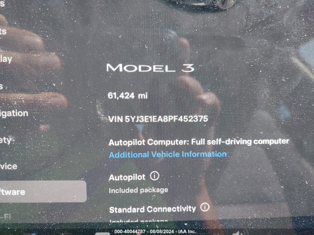 2023 TESLA MODEL 3 5YJ3E1EA8PF452375 Photo 6