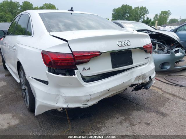 WAUBBAF48MN009490 Audi A4 Premium Plus 40 Tfsi Quattro S Tronic