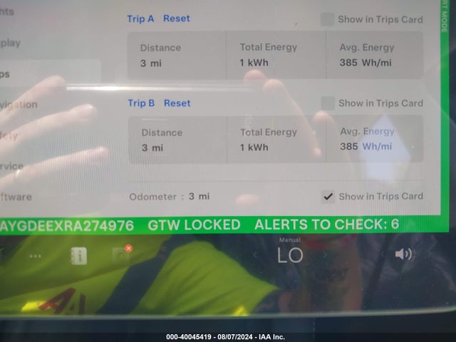2024 TESLA MODEL Y 7SAYGDEEXRA274976 Photo 6