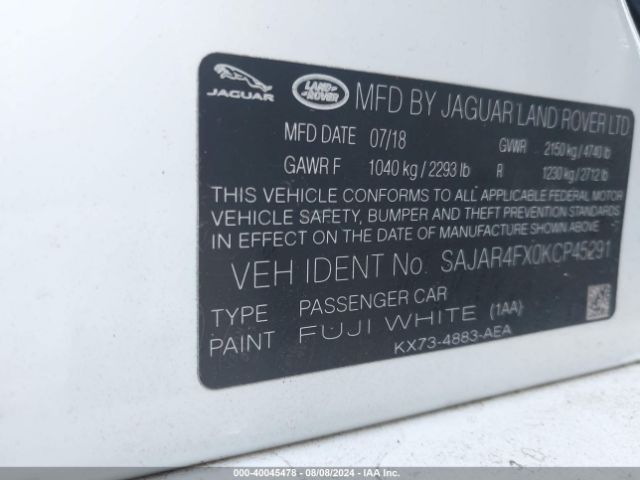 SAJAR4FX0KCP45291 Jaguar Xe 25t