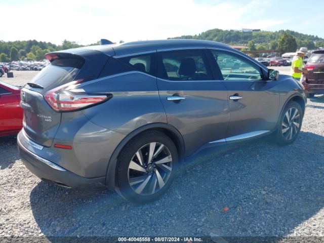 5N1AZ2MHXHN106956 Nissan Murano Platinum