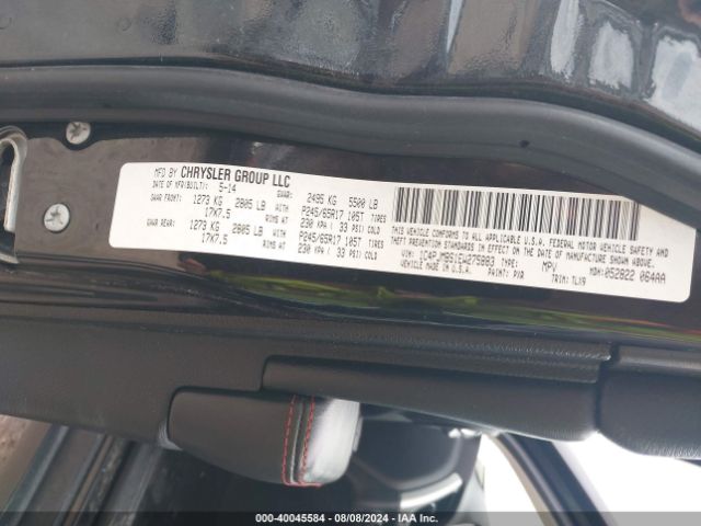 1C4PJMBS1EW275883 Jeep Cherokee Trailhawk