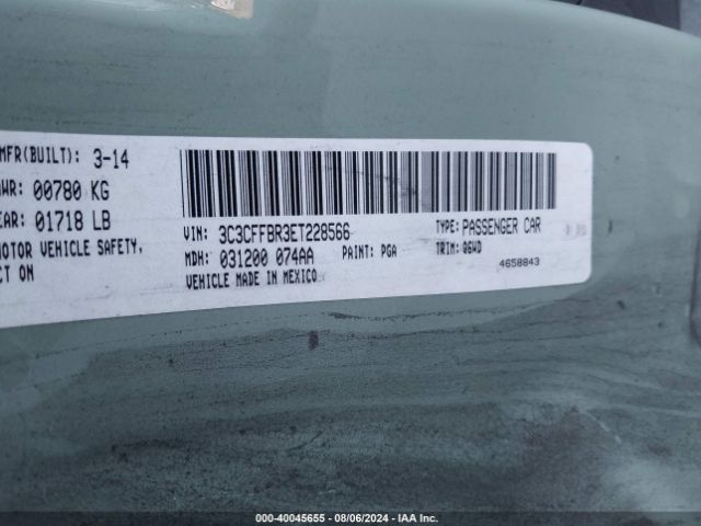 3C3CFFBR3ET228566 Fiat 500 SPORT