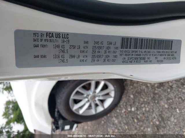 Dodge Journey Se Value Package 2019 3C4PDCAB9KT865866 Image 9