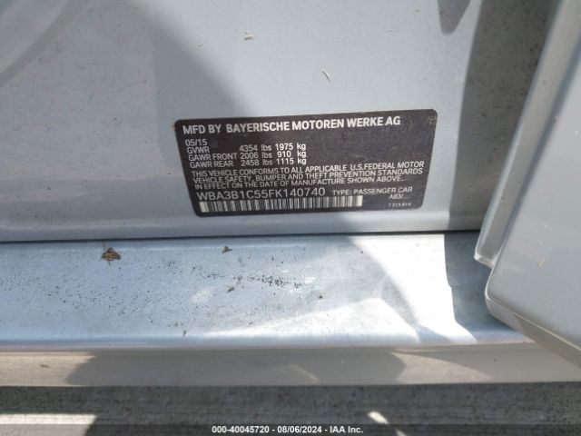 WBA3B1C55FK140740 BMW 320i