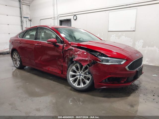Ford Fusion Platinum 2018 3FA6P0D92JR115690 Image 1