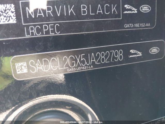 SADCL2GX5JA282798 Jaguar F-pace 30t R-sport