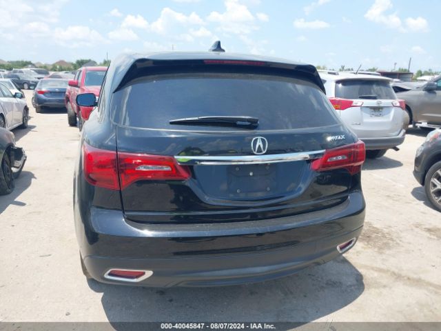 5FRYD3H49GB012593 Acura Mdx Technology   Acurawatch Plus Packages/technology Package