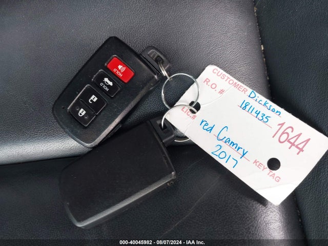 Toyota CAMRY XLE 2017 4T1BF1FK9HU781736 Image 11
