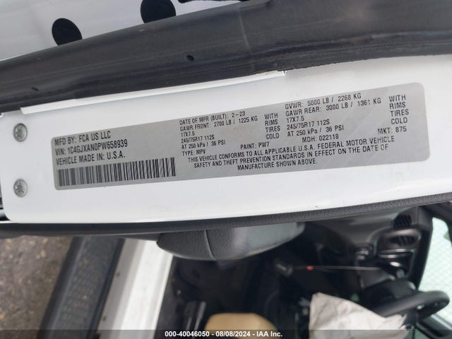 1C4GJXAN0PW658939 Jeep Wrangler 2-door Sport S 4x4