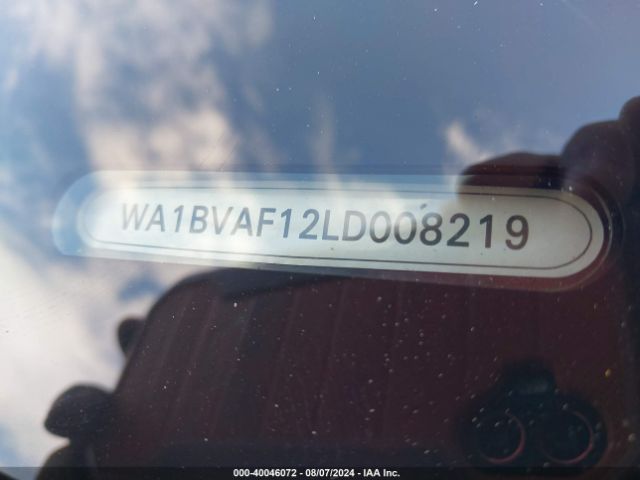 WA1BVAF12LD008219 Audi Q8 Premium Plus 55 Tfsi Quattro Tiptronic