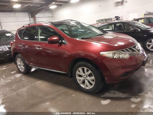 2011 Nissan Murano Sl მანქანა იყიდება აუქციონზე, vin: JN8AZ1MW3BW158609, აუქციონის ნომერი: 40046529